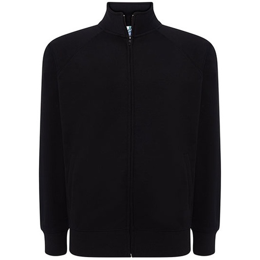 WYPRZEDAŻOWY Bluza Rozpinana Poliester Bawelna JHK401 - Black