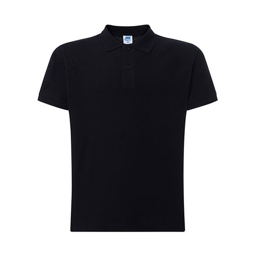 WYPRZEDAŻOWY Koszulka Polo Klasyczna Bawelniana Pika JHK510 - Black