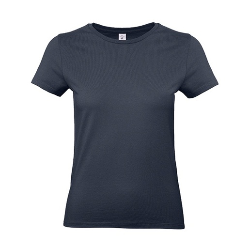 WYPRZEDAŻOWY Koszulka Damska Klasyczna Bawelna Ring-Spun BCTW04T - Navy
