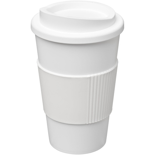 Kubek termiczny z serii Americano® o pojemności 350 ml z uchwytem 210002 - Biały