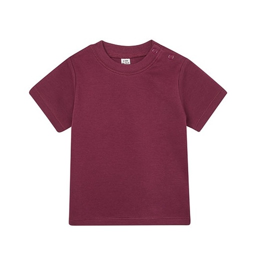 Koszulka dziecięca z krótkim rękawem BZ02 - Burgundy