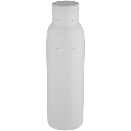 Illuminate butelka termiczna o pojemności 650 ml z podwójnymi ściankami, wykonana ze stali nierdzewnej z recyklingu z certyfi 100838 - Biały