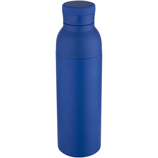 Illuminate butelka termiczna o pojemności 650 ml z podwójnymi ściankami, wykonana ze stali nierdzewnej z recyklingu z certyfi 100838 - Królewski niebieski