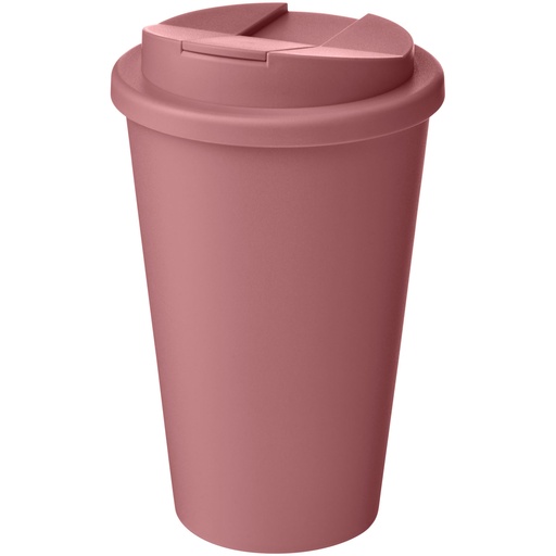 Izolowany kubek Americano® Renew o pojemności 350 ml z odporną na rozlanie pokrywką 210427 - Różowy