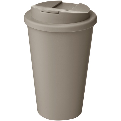 Izolowany kubek Americano® Renew o pojemności 350 ml z odporną na rozlanie pokrywką 210427 - Kamienny szary