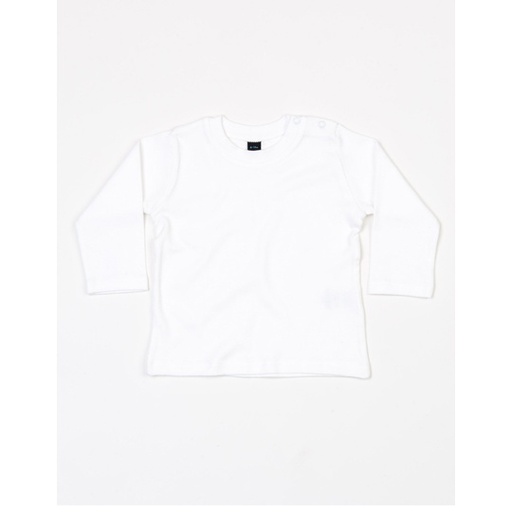 Koszulka dziecięca z długim rękawem BZ11 - White
