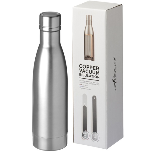 Vasa butelka z miedzianą izolacją próżniową o pojemności 500 ml 100494 - Srebrny