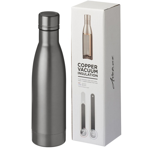 Vasa butelka z miedzianą izolacją próżniową o pojemności 500 ml 100494 - Tytanowy