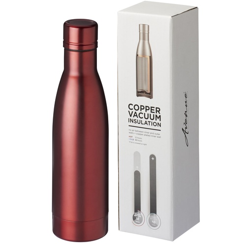 Vasa butelka z miedzianą izolacją próżniową o pojemności 500 ml 100494 - Czerwony