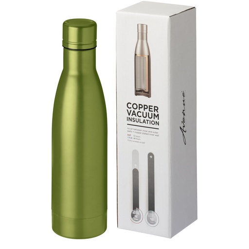 Vasa butelka z miedzianą izolacją próżniową o pojemności 500 ml 100494 - Limonkowy
