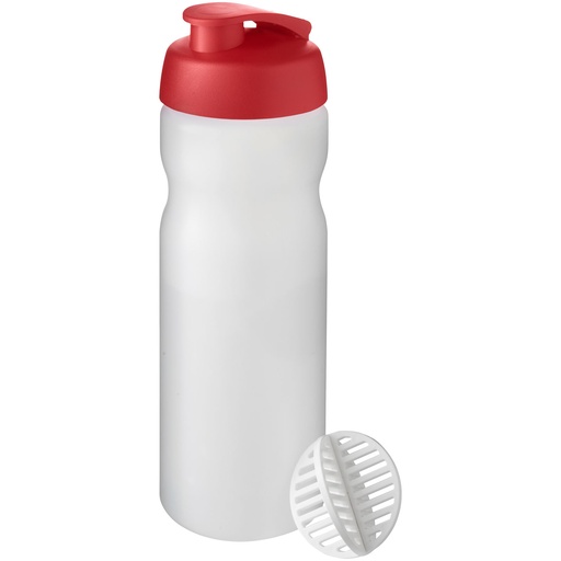 Shaker Baseline Plus o pojemności 650 ml 210703 - Czerwono-szroniony bezbarwny