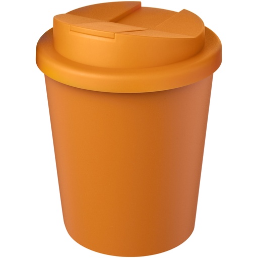 Kubek Americano® Espresso Eco z recyklingu o pojemności 250 ml z pokrywą odporną na zalanie 210455 - Pomarańczowy