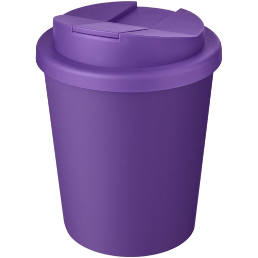 Kubek Americano® Espresso Eco z recyklingu o pojemności 250 ml z pokrywą odporną na zalanie 210455 - Fioletowy