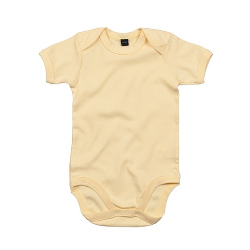 Body Niemowlece Organiczne Interlock BZ10 - Soft Yellow