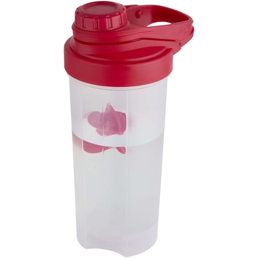 Forza butelka sportowa 700 ml z shakerem 100919 - Czerwony