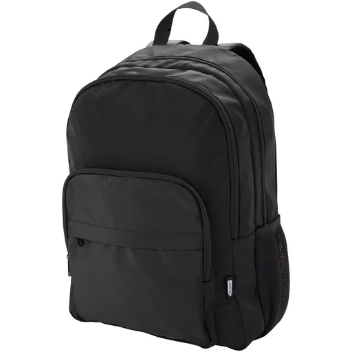 Trend Plus plecak na laptopa o przekątnej 15-cali o pojemności 20 l wykonany z materiałów z recyklingu z certyfikatem GRS 130086 - Czarny