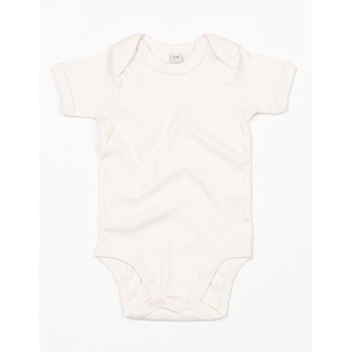 Body niemowlęce z krótkim rękawem BZ10 - Natural