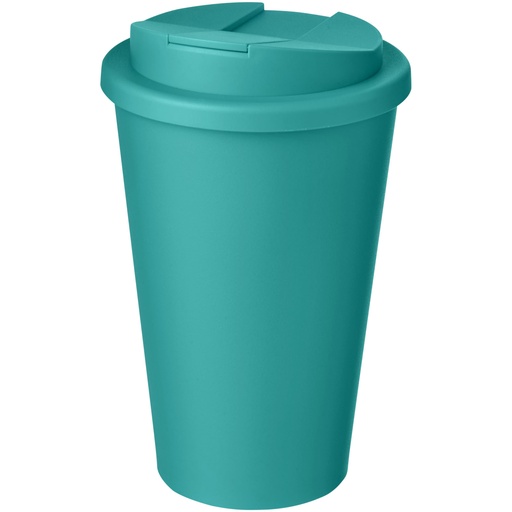 Kubek Americano® 350 ml z pokrywką chroniącą przed rozlaniem 210695 - Akwamarynowy