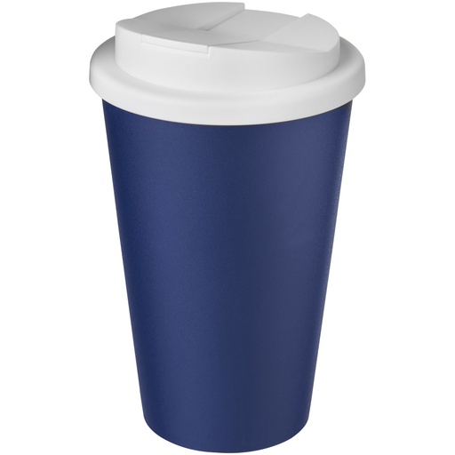 Kubek Americano® 350 ml z pokrywką chroniącą przed rozlaniem 210695 - Niebiesko-biały