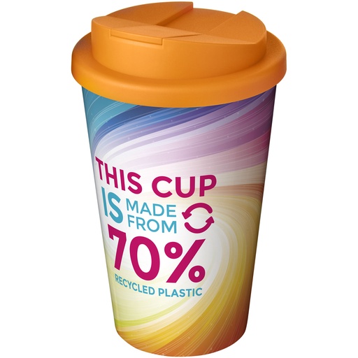 Brite-Americano® Eco szczelny kubek izolowany o pojemności 350 ml 210493 - Pomarańczowy