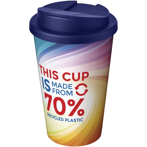 Brite-Americano® Eco szczelny kubek izolowany o pojemności 350 ml 210493 - Niebieski