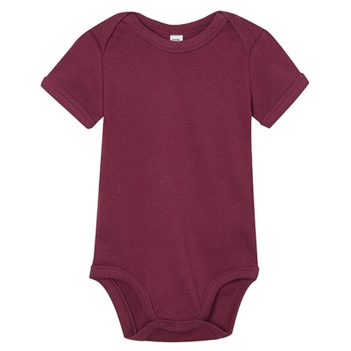 Body Niemowlece Organiczne Interlock BZ10 - Burgundy