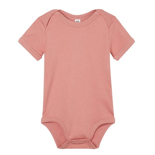 Body Niemowlece Organiczne Interlock BZ10 - Dusty Rose