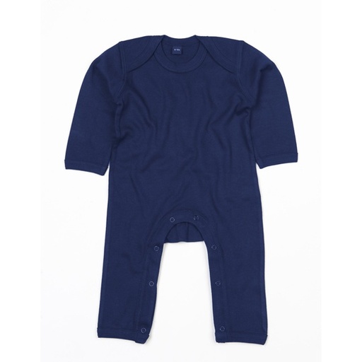 Body niemowlęce z długim rękawem Bawełna Organiczna Interlock BZ13 - Nautical Navy