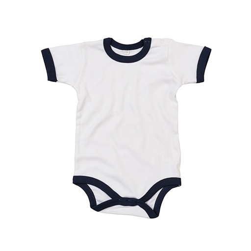 Body niemowlęce BZ19 - White & Nautical Navy