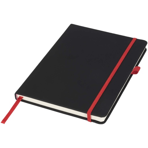 Średni notes Noir 210208 - Czarno-czerwony
