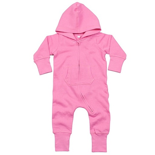 Kombinezon niemowlęcy z kapturem BZ25 - Bubble Gum Pink