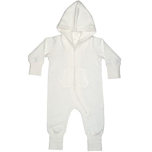 Kombinezon niemowlęcy z kapturem BZ25 - Vanilla