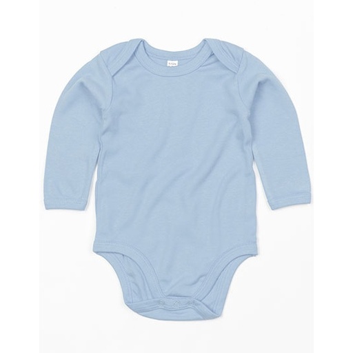 Body Długi Rękaw Bawełna Organiczna Interlock BZ30 - Dusty Blue