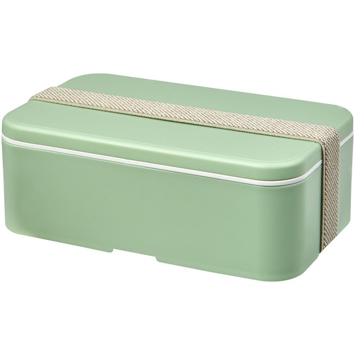 MIYO Renew jednoczęściowy lunchbox 210181 - Szklany zielono-kamienny szary