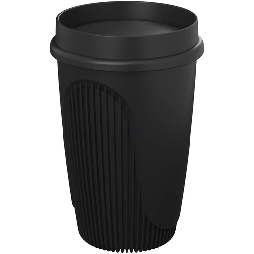 Alto POP kubek o pojemności 350 ml z pokrywką 360° 220522 - Czarny