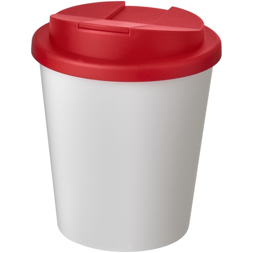 Americano® Espresso 250 ml tumbler with spill-proof lid 210699 - Biało-czerwony
