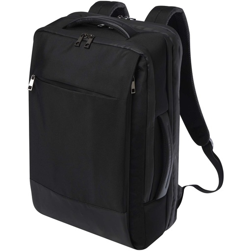 Expedition Pro rozszerzany plecak na laptopa 17 cali o pojemności 12 l wykonany z materiałów z recyklingu z certyfikatem GRS 130057 - Czarny