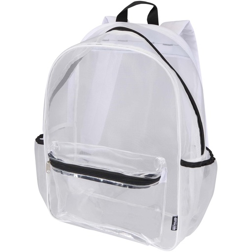 Mesh plecak z materiału pochodzącego z recyklingu o pojemności 18 l 130137 - Biały