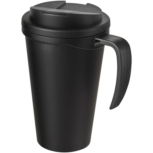 Americano® Grande 350 ml mug with spill-proof lid 210421 - Czarny