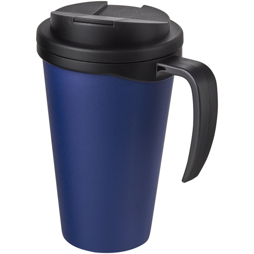 Americano® Grande 350 ml mug with spill-proof lid 210421 - Niebiesko-czarny