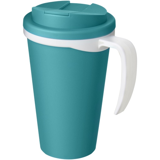 Americano® Grande 350 ml mug with spill-proof lid 210421 - Akwamarynowy