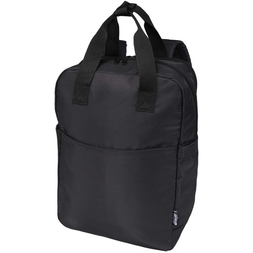 Trip Aware™, plecak na laptopa 14 cali wykonany z materiałów z recyklingu, 9 l 120762 - Czarny