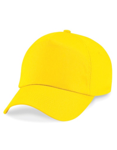 Czapka 5-panelowa Bawełniana Twill CB10B - Yellow