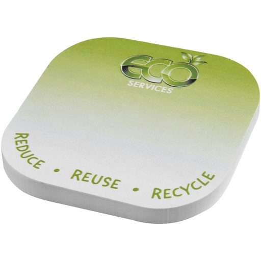 Sticky-Mate® karteczki samoprzylepne z materiałów z recyklingu w kształcie strzałki 210185 - Biały