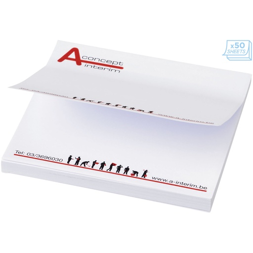 Karteczki samoprzylepne Sticky-Mate® 75x75 21093001 - Biały