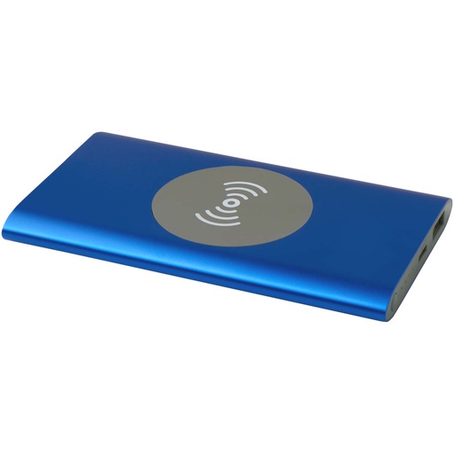 Juice bezprzewodowy powerbank o pojemności 4000 mAh Type-C z aluminium pochodzącego z recyklingu 124384 - Królewski niebieski