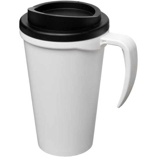 Kubek termiczny z serii Americano® Grande o pojemności 350 ml 210004 - Biało-czarny