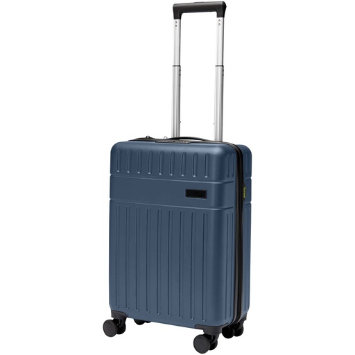 Rover twarda walizka na kółkach z tworzyw sztucznych pochodzących z recyklingu z certyfikatem GRS o wysokości 51 cm i pojemno 130049 - Szaroniebieski