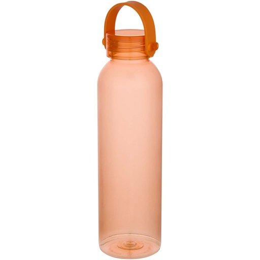 Sky butelka na wodę o pojemności 630 ml z tworzyw sztucznych pochodzących z recyklingu, posiadająca certyfikat RCS 100836 - Pomarańczowy
