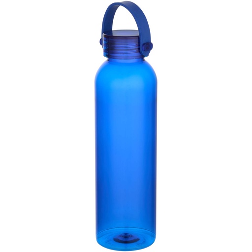 Sky butelka na wodę o pojemności 630 ml z tworzyw sztucznych pochodzących z recyklingu, posiadająca certyfikat RCS 100836 - Królewski niebieski